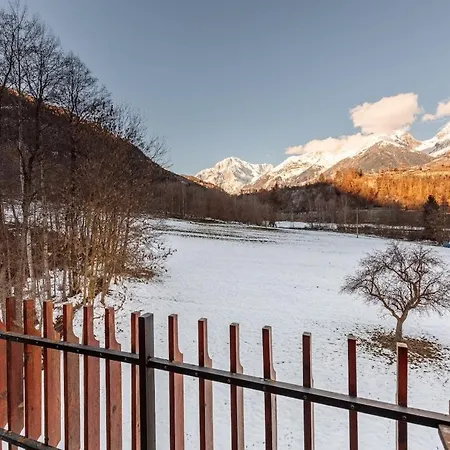 Apartment Panoramic With Fireplace Near Courmayeur